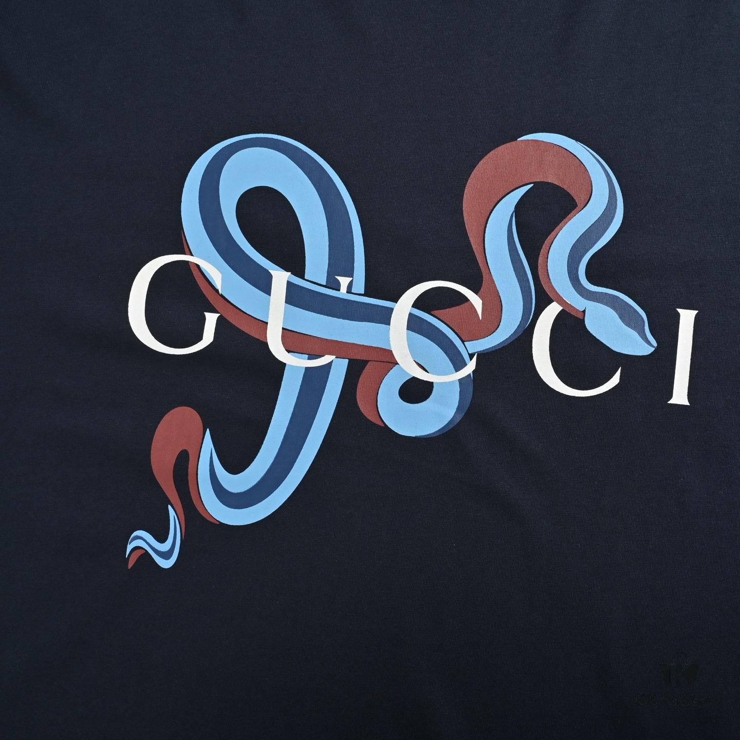 69313c19908475d562cd9acf Gucci Limited Edition Snake Year Print Short Sleeve T-Shirt 25SS