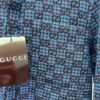 69313c85908475d562cd9af5 G Collection 25SS New Loose-Fit Shirt Made from GG Vichy Cotton-Wool Blend Jacquard Fabric with Mother-of-Pearl Buttons for a Refined and Elegant Style