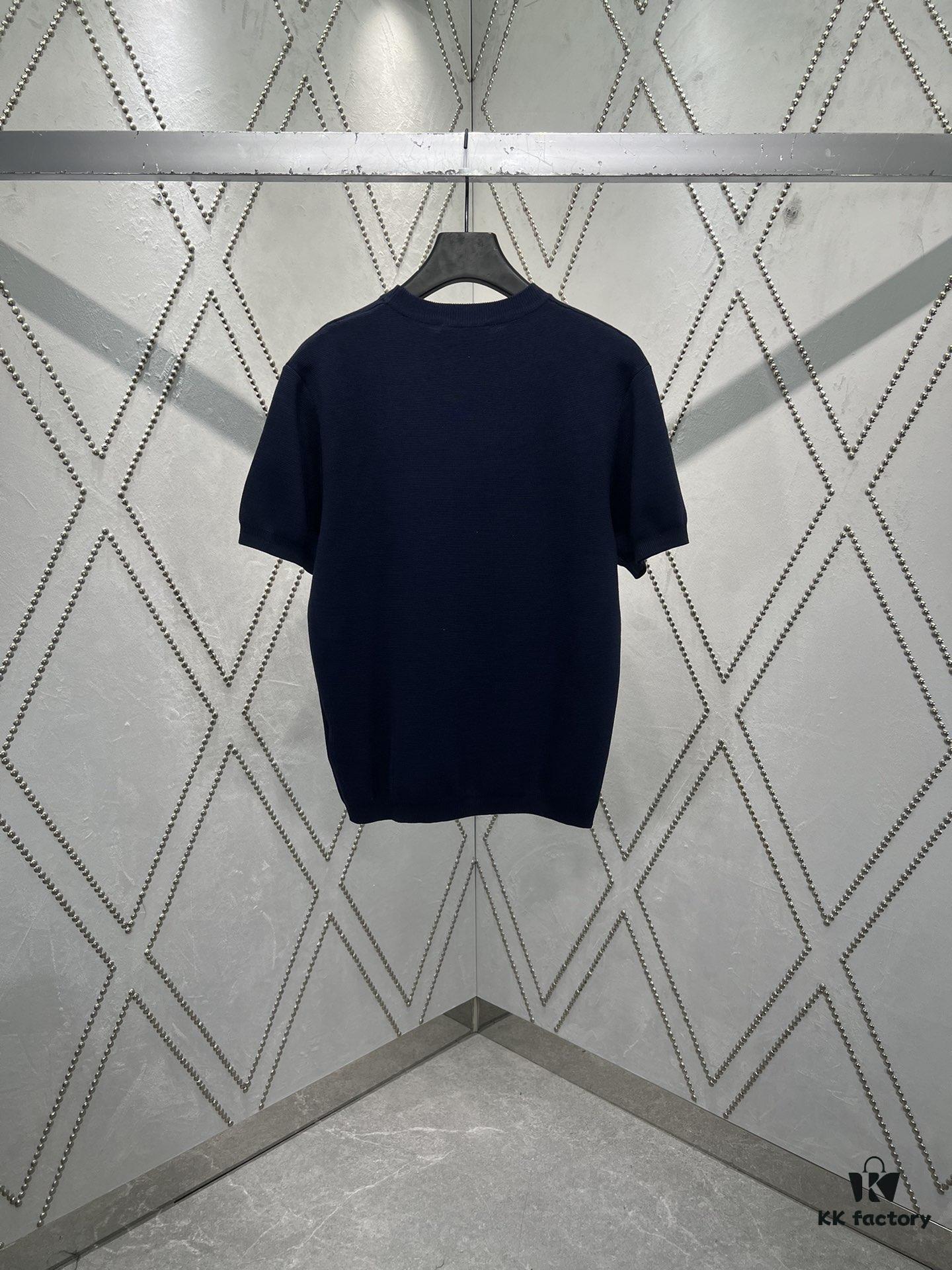 69313c8d908475d562cd9af8 Gucci 25SS New Arrival Knitwear Crafted from Ribbed Silk-Cotton Blend Knit Fabric, Enhanced with Gucci Intarsia for Added Charm