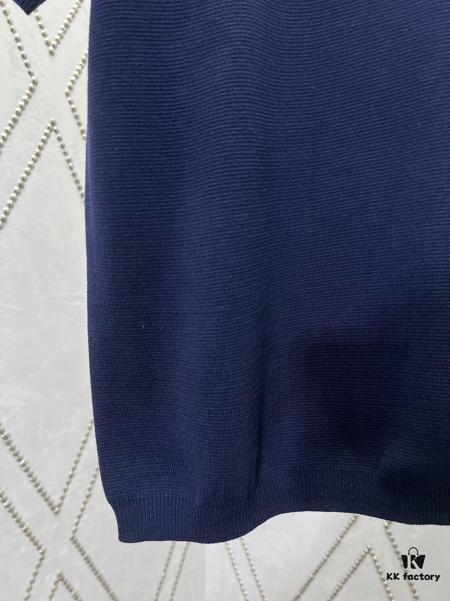69313c94908475d562cd9afb Gucci 25SS New Arrival Knitwear Crafted from Ribbed Silk-Cotton Blend Knit Fabric, Enhanced with Gucci Intarsia for Added Charm