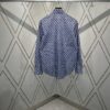 69313ca5908475d562cd9b02 Gucci 25SS New Arrival Cotton Shirt in Light Blue and Ancho Red with GG Shadow Print