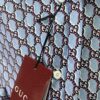 69313cb5908475d562cd9b07 Gucci 25SS New Arrival Cotton Shirt in Light Blue and Ancho Red with GG Shadow Print