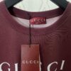 69313cc3908475d562cd9b0c Gucci 25SS New Standard Fit Knit Cotton T-Shirt Featuring Reflective Gucci Print