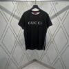 69313cd8908475d562cd9b13 Gucci 25SS New Standard Fit Knit Cotton T-Shirt with Reflective Gucci Print