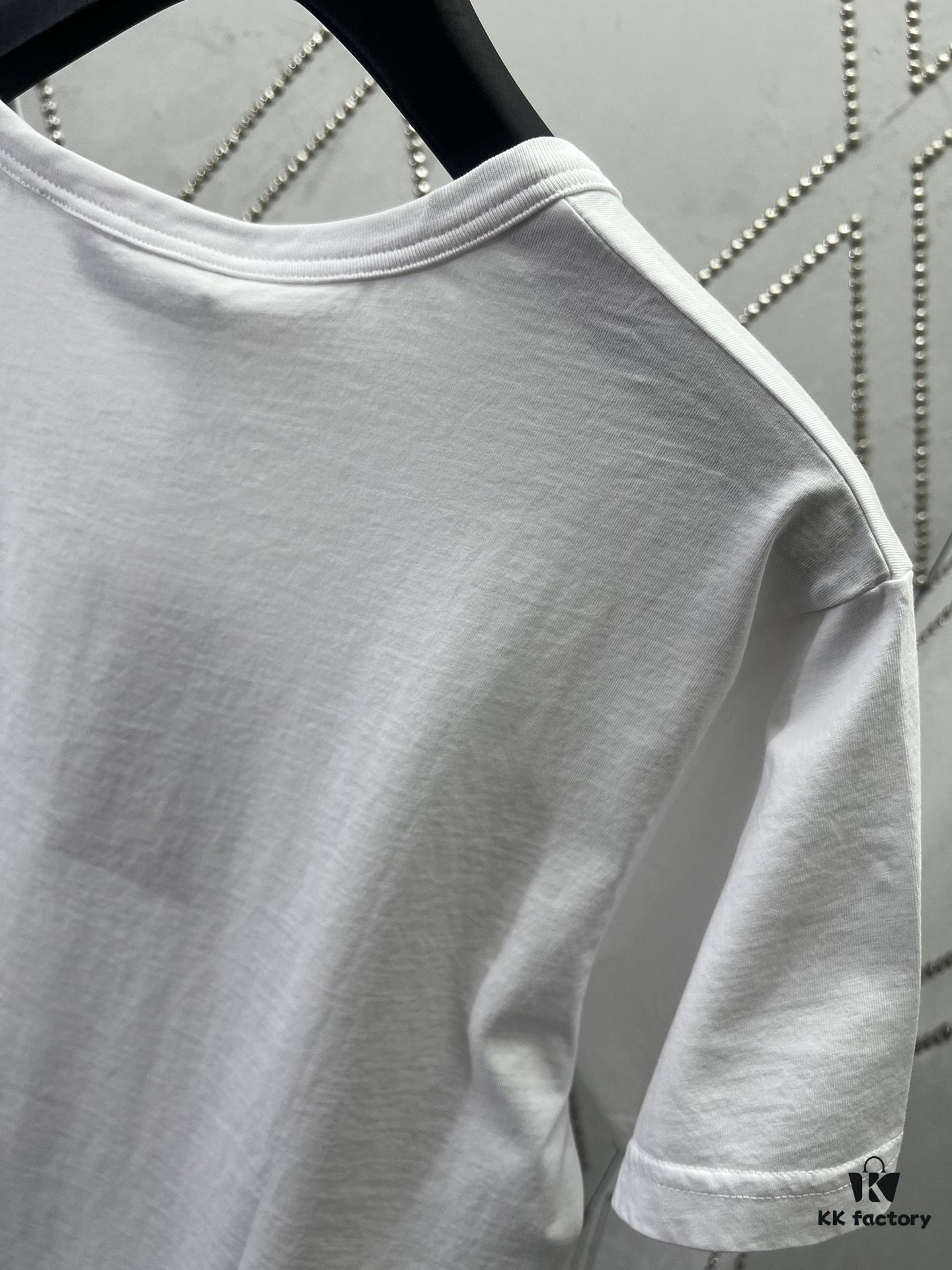 69313d19908475d562cd9b24 Gucci 25SS New Arrival Oversized Knit Cotton T-Shirt with Gucci Embroidery