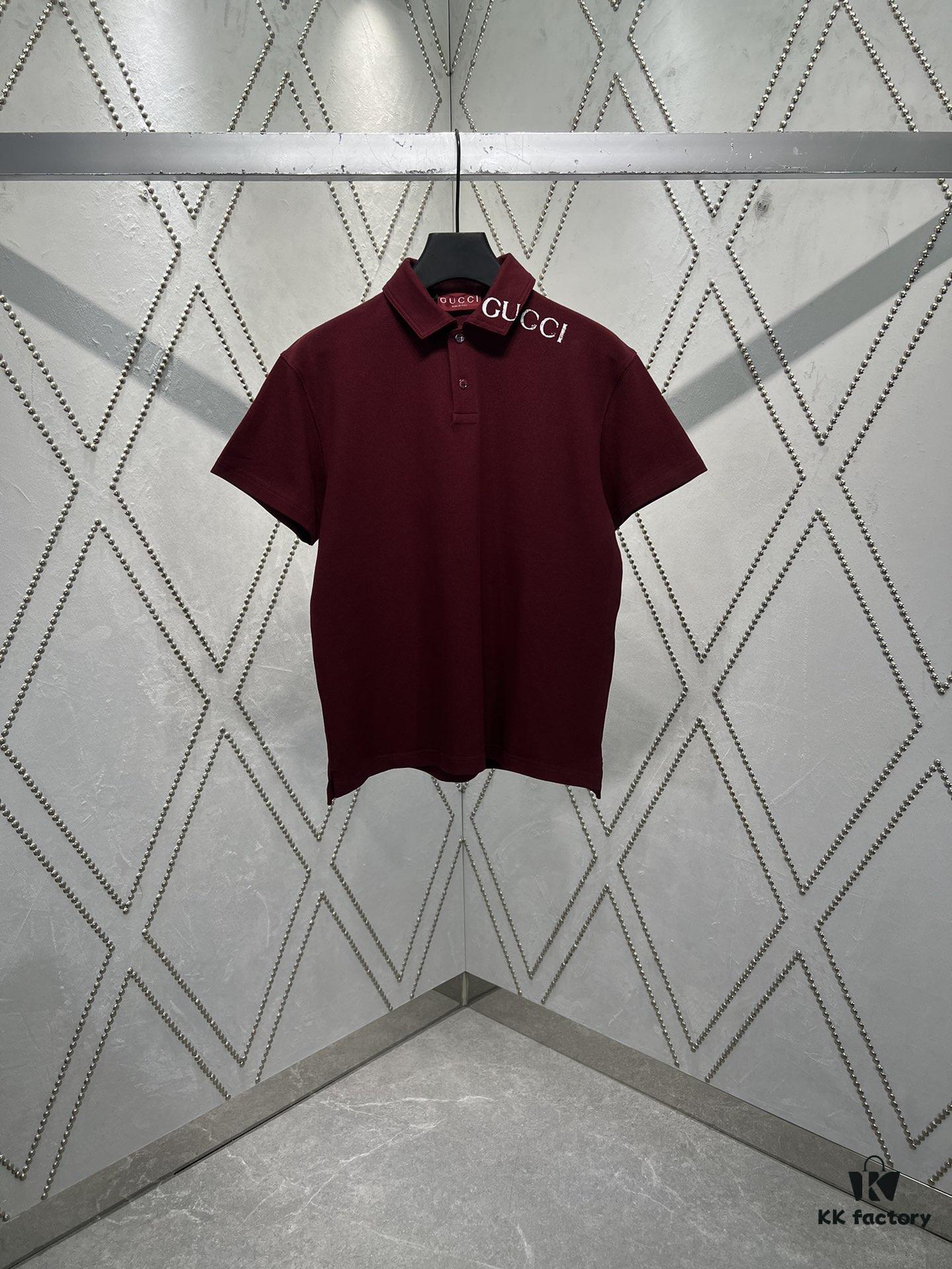 69313d42908475d562cd9b30 Gucci 2025 Spring Collection Presents Classic Style Pieces, Featuring a Polo Shirt Crafted from Elastic Piqué Cotton with a Refined Gucci Print