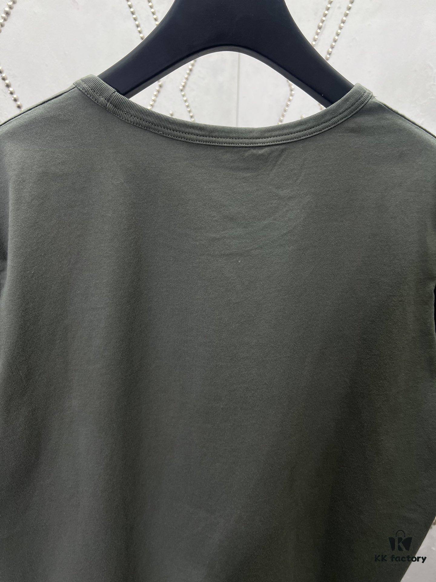 69313d58908475d562cd9b35 Gucci 25SS New Arrival Oversized Knit Cotton T-Shirt with Gucci Embroidery