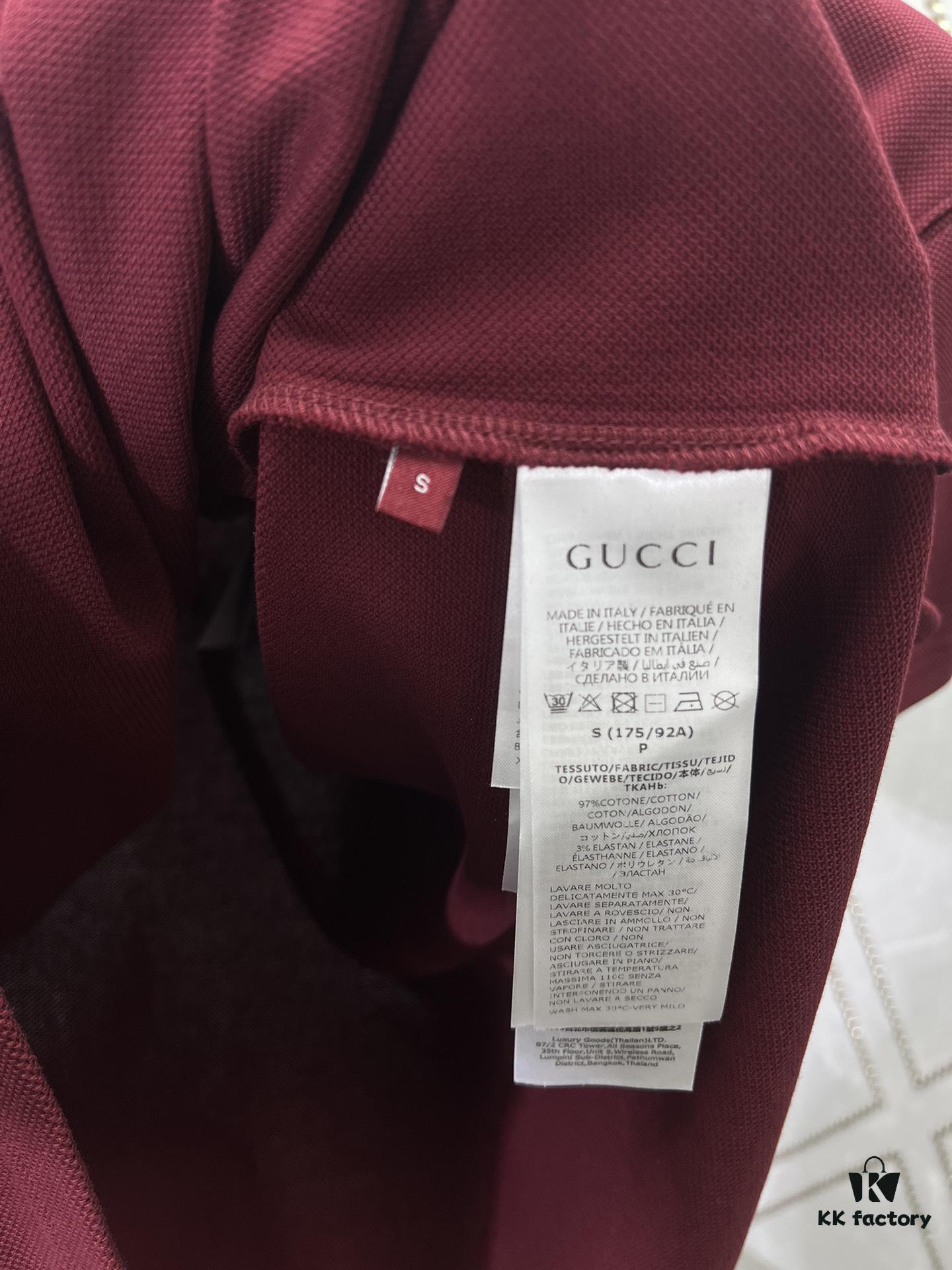 69313d60908475d562cd9b39 Gucci 2025 Spring Collection Presents Classic Style Pieces, Featuring a Polo Shirt Crafted from Elastic Piqué Cotton with a Refined Gucci Print