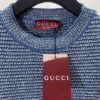 G House 25ss New Arrival Crew Neck Top Crafted from Fine Cotton Knit Fabric, a Standout Piece for the 2025 Pre-Spring Collection. The Light Blue Hue Adds Elegant Sophistication, While the Gold-Tone Double G Buttons Enhance the Design Appeal.