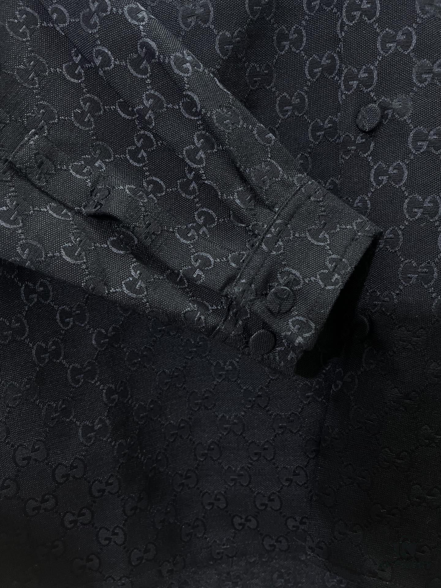 69313f50908475d562cd9ba6 Gucci 25SS New Arrival Letter Interlocking Pattern Shirt Inspired by Founder Guccio Gucci