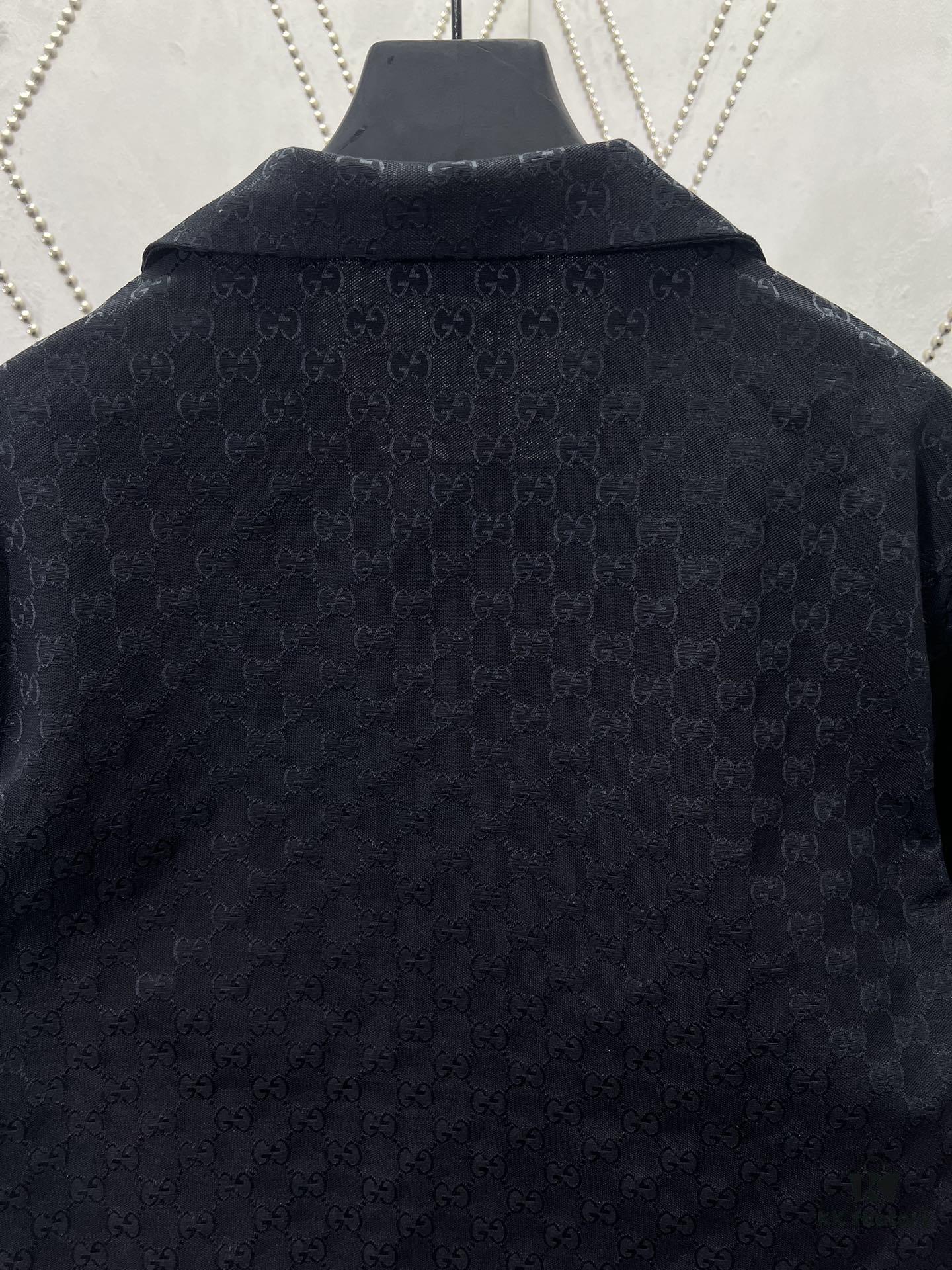69313f57908475d562cd9ba8 Gucci 25SS New Arrival Letter Interlocking Pattern Shirt Inspired by Founder Guccio Gucci