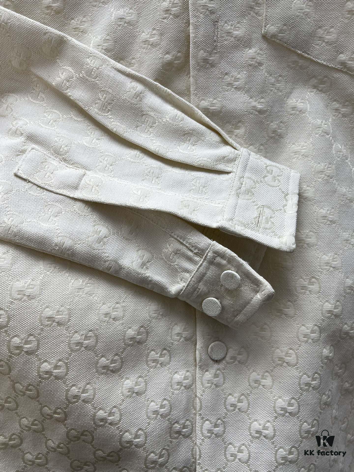 69313f74908475d562cd9bb1 Gucci 25SS New Arrival Letter Interlocking Pattern Shirt Inspired by Founder Guccio Gucci