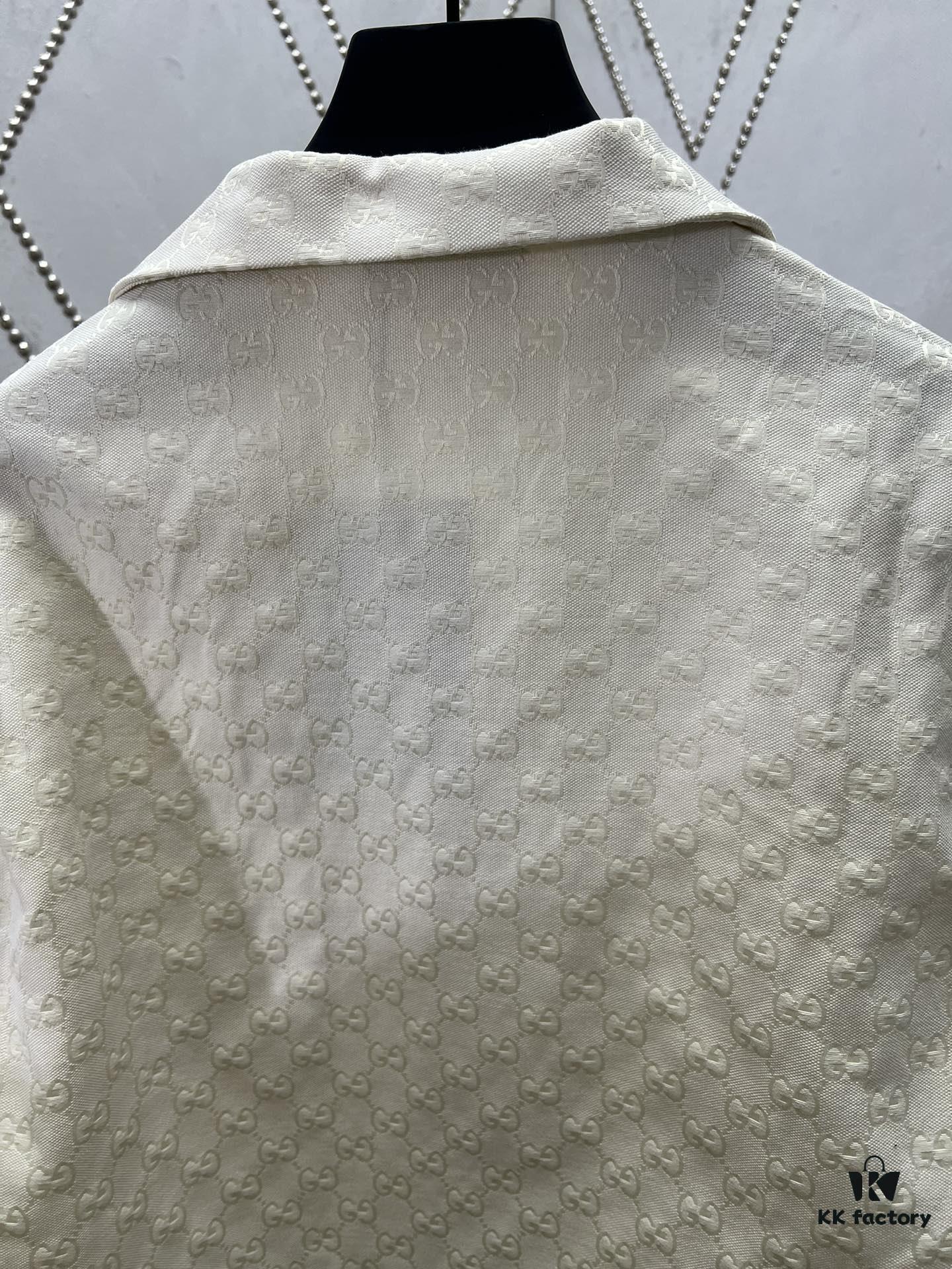 69313f83908475d562cd9bb4 Gucci 25SS New Arrival Letter Interlocking Pattern Shirt Inspired by Founder Guccio Gucci
