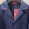 Gucci 25SS New Arrival Letter Interlocking Pattern Shirt Inspired by Founder Guccio Gucci's Name, Crafted in GG Canvas with Side Slits, Regular Fit