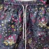 G Family 25SS New Arrival Floral Print Beach Shorts with Drawstring, High-End Version!