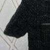 69314048908475d562cd9bf1 Gucci 25SS New Round Neck Top Crafted from Premium Wool with Metallic Thread Tartan Jacquard Fabric, Featuring a Circular Interlocking Double G Button on the Back