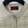 693140ad908475d562cd9c0a Gucci 25SS New Arrival Polo Dress Crafted from Premium Wool with Metallic Thread Tartan Jacquard Fabric, Featuring Interlocking Double G Round Buttons Front Closure