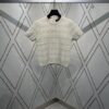 693140d6908475d562cd9c12 Gucci 25SS New Round Neck Cardigan Crafted from Premium Wool with Metallic Thread Geometric Jacquard Fabric, Featuring Interlocking Double G Round Buttons