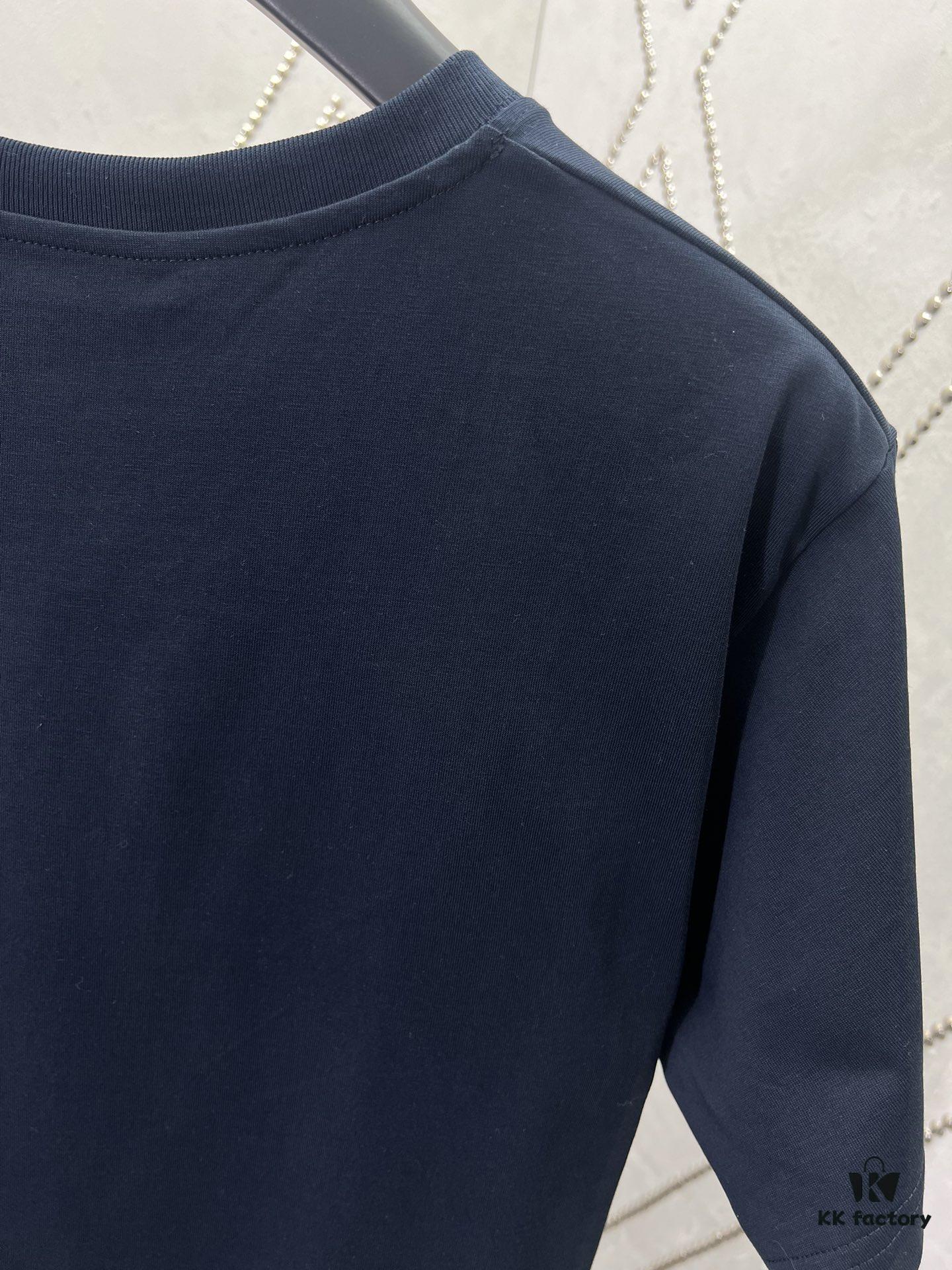 693141ba908475d562cd9c2e Gucci 25SS New Regular Fit T-Shirt Made of Knitted Cotton with Gucci Web Stripe Flag Print