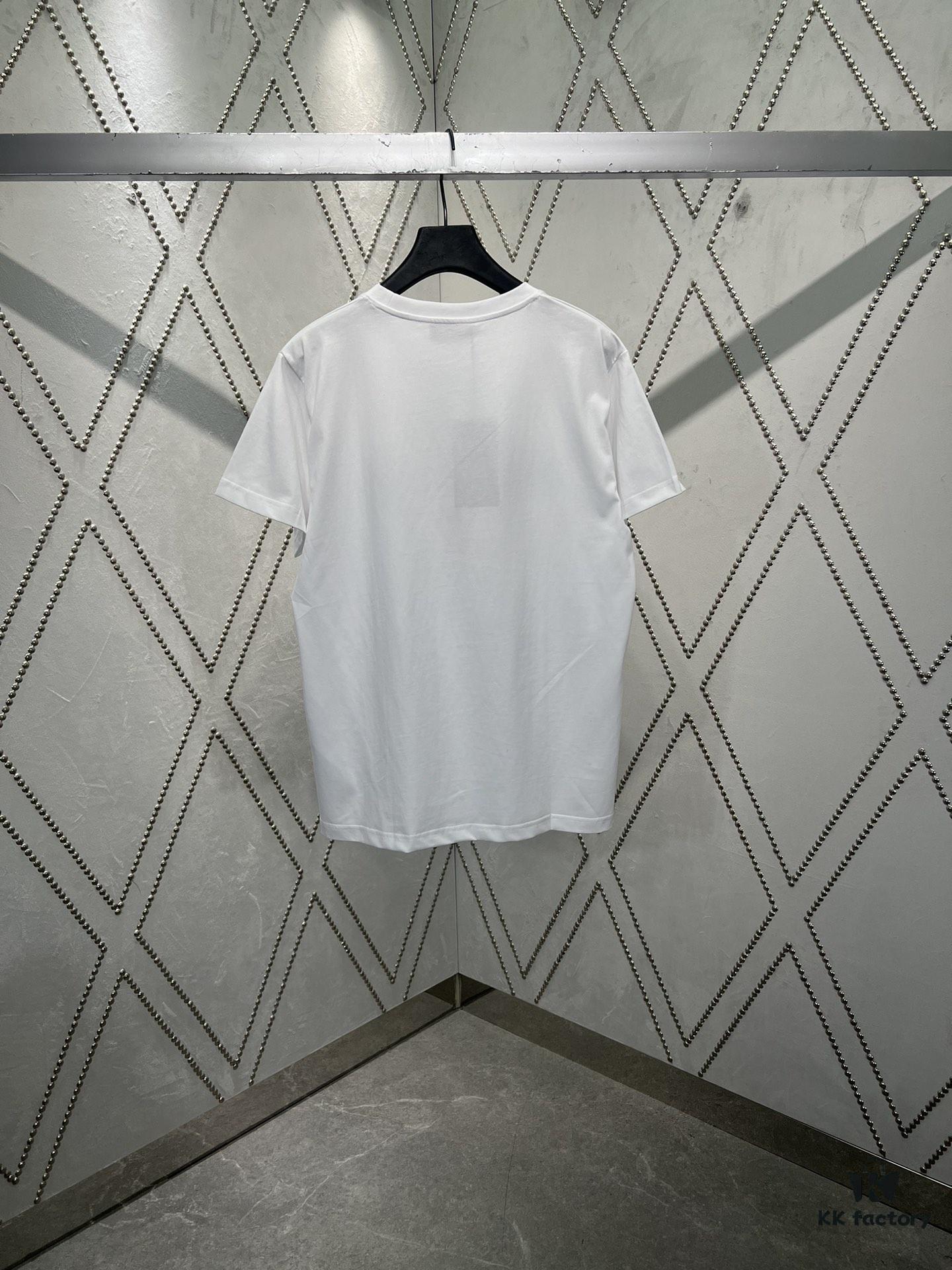 693141c1908475d562cd9c30 Gucci 25SS New Regular Fit T-Shirt Crafted from Knit Cotton with Signature Gucci Web Stripe Flag Print