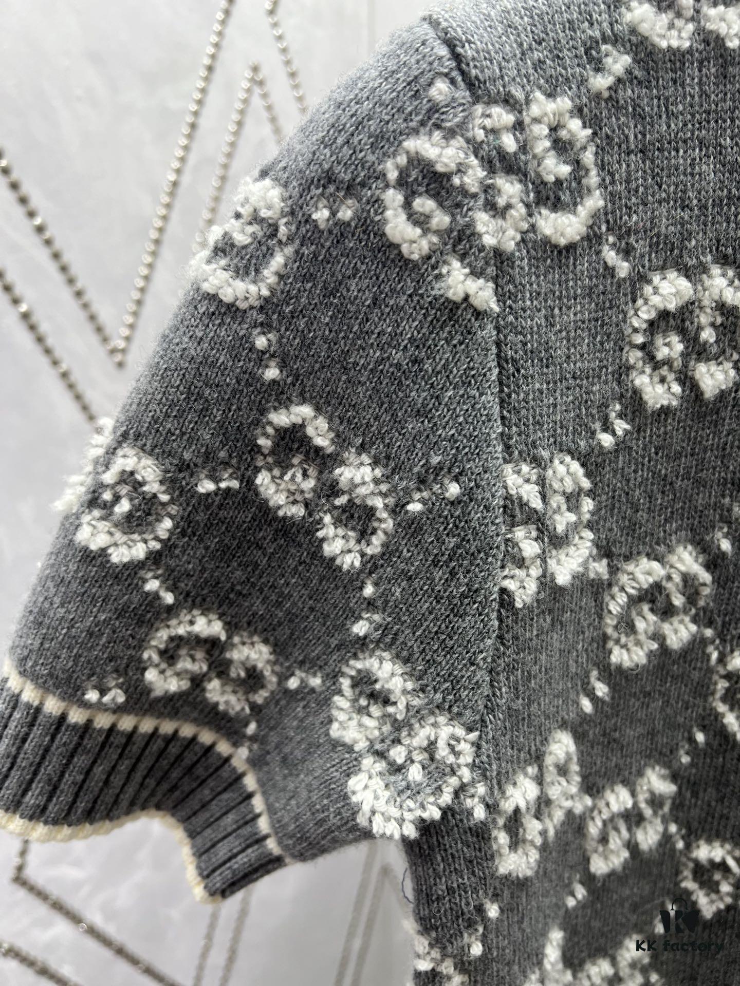 G House 25SS New Arrival Top Crafted from GG Wool Knob Velvet Jacquard Fabric, a Curated Highlight of the Collection. High Version!