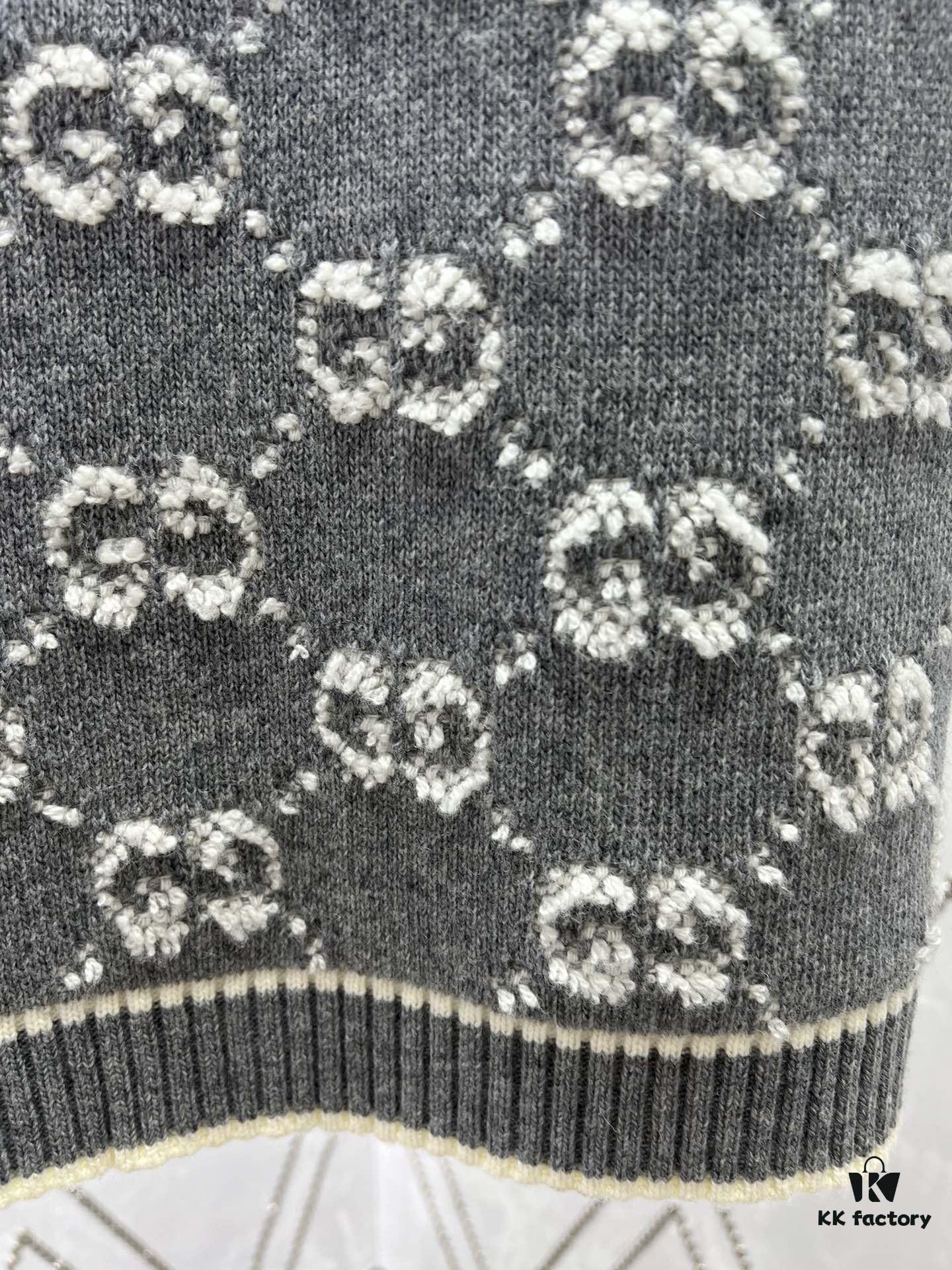 G House 25SS New Arrival Top Crafted from GG Wool Knob Velvet Jacquard Fabric, a Curated Highlight of the Collection. High Version!