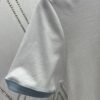 Gucci 25SS Early Spring New Arrival Minimalist Classic Embroidered Double G Letter Print Round Neck