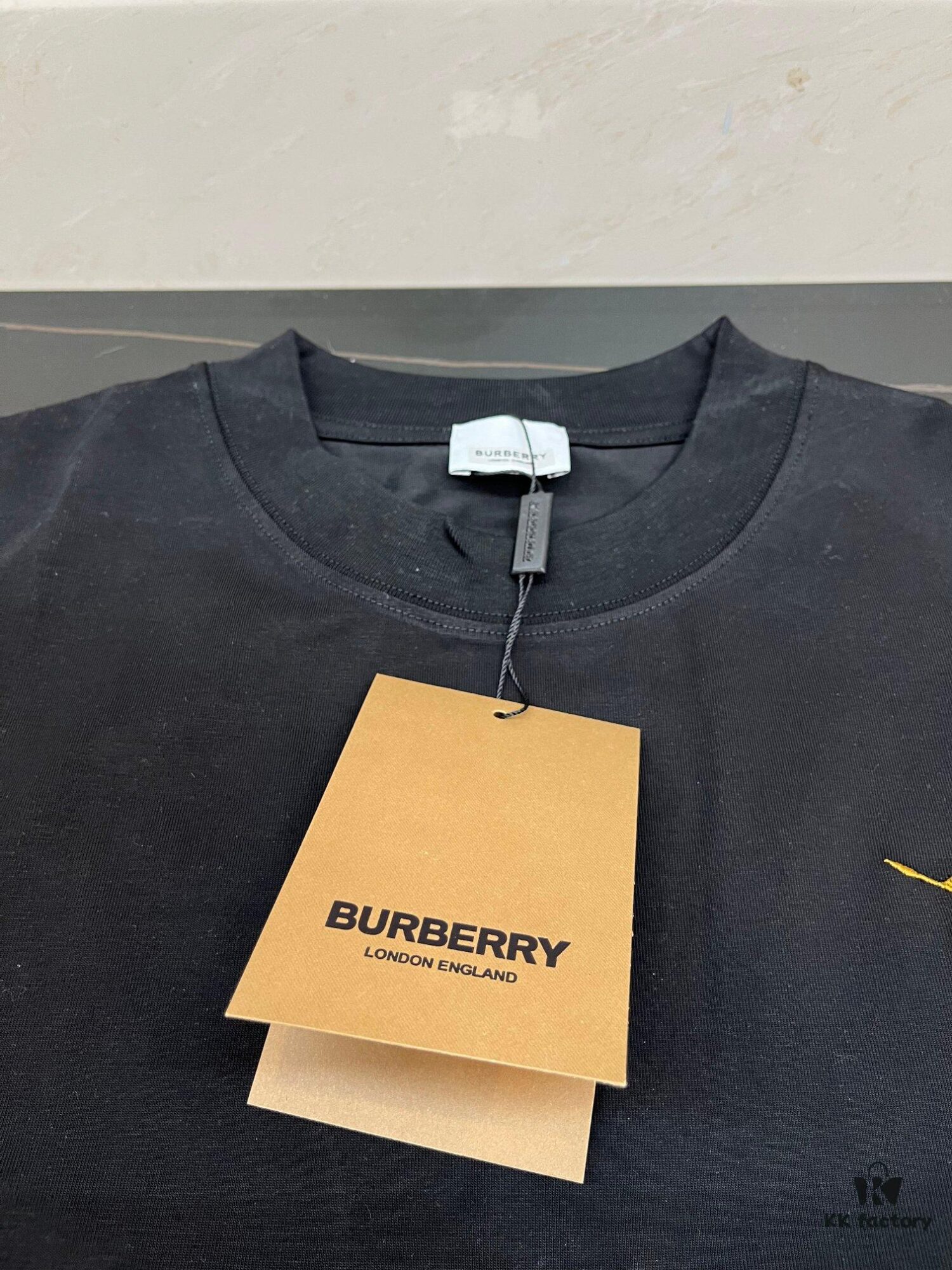 69314290908475d562cd9c78 BURBERRY Logo Embroidered Short-Sleeve T-Shirt