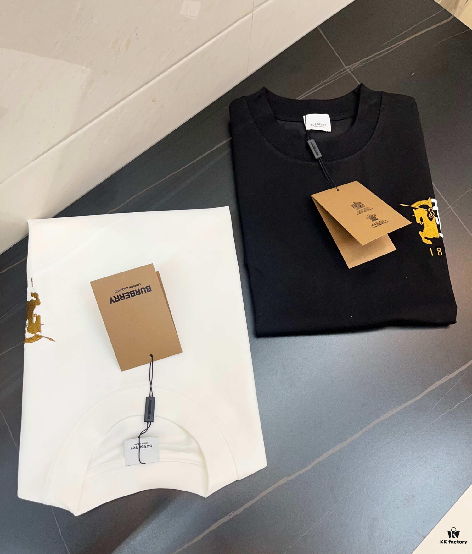 6931429b908475d562cd9c7b BURBERRY Logo Embroidered Short-Sleeve T-Shirt