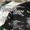 693142d9908475d562cd9c84 BURBERRY 2025 Spring/Summer New Arrival Round Neck Short Sleeve T-Shirt with All-Over Dot Print, Made from 320g Double-Yarn Combed Cotton Fabric, Slightly Loose Fit, Soft and Substantial Fabric Texture, Unisex Design
