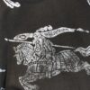 69314309908475d562cd9c88 BURBERRY 2025 Spring/Summer New Arrival Round Neck Short Sleeve T-Shirt with All-Over Dot Print, Made from 320g Double-Yarn Combed Cotton Fabric, Slightly Loose Fit, Soft and Substantial Fabric Texture, Unisex Design