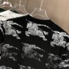 6931434c908475d562cd9c8a BURBERRY 2025 Spring/Summer New Arrival Round Neck Short Sleeve T-Shirt with All-Over Dot Print, Made from 320g Double-Yarn Combed Cotton Fabric, Slightly Loose Fit, Soft and Substantial Fabric Texture, Unisex Design