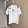69314356908475d562cd9c8c BURBERRY 2025 Spring/Summer New Arrival Round Neck Short Sleeve T-Shirt with All-Over Dot Print, Made from 320g Double-Layer Combed Cotton Fabric, Slightly Loose Fit, Soft and Substantial Fabric Texture, Unisex Design