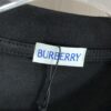 6931439f908475d562cd9c98 BURBERRY 2025 Spring/Summer New Arrival Round Neck Short Sleeve T-Shirt with Contrasting Embroidery, 320g Double Combed Cotton Fabric, Slightly Loose Unisex Fit