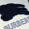 693143d7908475d562cd9ca2 BURBERRY 2025 Spring/Summer New Arrival Round Neck Short Sleeve T-Shirt with Contrasting Patch Embroidery, 320g Double Combed Cotton Fabric, Slightly Loose Unisex Fit