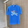 693143df908475d562cd9ca5 BURBERRY 2025 Spring/Summer New Arrival Round Neck Short Sleeve T-Shirt with Equestrian Chain Embroidery, 320g Double Combed Cotton Fabric, Slightly Loose Unisex Fit