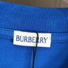693143ef908475d562cd9caa BURBERRY 2025 Spring/Summer New Arrival Round Neck Short Sleeve T-Shirt with Equestrian Chain Embroidery, 320g Double Combed Cotton Fabric, Slightly Loose Unisex Fit