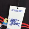 69314411908475d562cd9cb2 BURBERRY 2025 Spring/Summer New Arrival Round Neck Short Sleeve T-Shirt with Equestrian Chain Embroidery, 320g Double Combed Cotton Fabric, Slightly Loose Unisex Fit