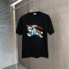 69314415908475d562cd9cb3 BURBERRY 2025 Spring/Summer New Arrival Round Neck Short Sleeve T-Shirt with Equestrian Chain Embroidery, 320g Double Combed Cotton Fabric, Slightly Loose Unisex Fit