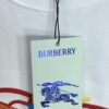 69314432908475d562cd9cbd BURBERRY 2025 Spring/Summer New Arrival Round Neck Short Sleeve T-Shirt with Equestrian Chain Embroidery, 320g Double Combed Cotton Fabric, Slightly Loose Unisex Fit