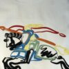 69314434908475d562cd9cbe BURBERRY 2025 Spring/Summer New Arrival Round Neck Short Sleeve T-Shirt with Equestrian Chain Embroidery, 320g Double Combed Cotton Fabric, Slightly Loose Unisex Fit