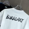6931443c908475d562cd9cc0 BURBERRY 2025 Spring/Summer New Arrival Round Neck Short Sleeve T-Shirt with Equestrian Chain Embroidery, 320g Double Combed Cotton Fabric, Slightly Loose Unisex Fit