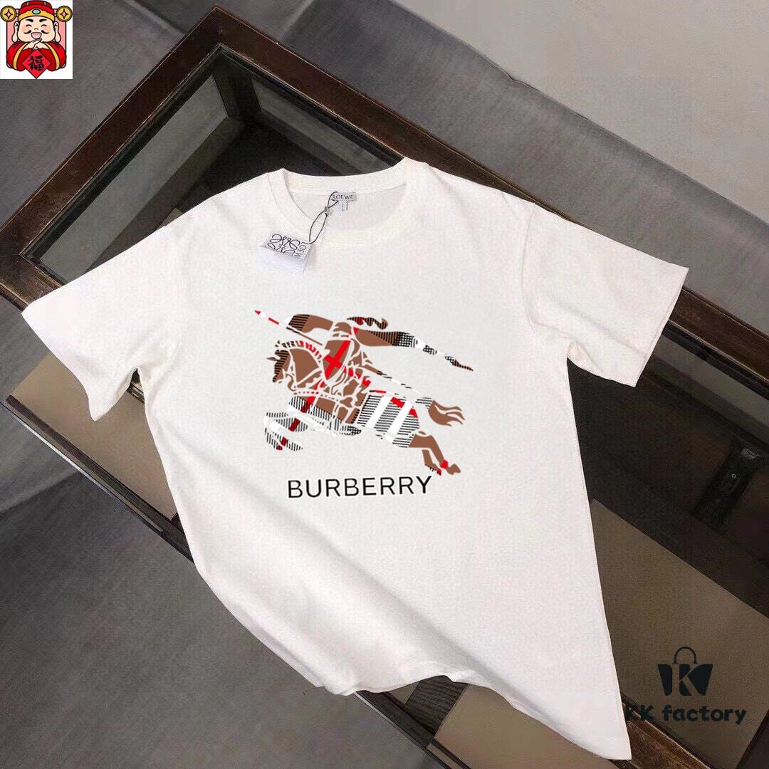693145d7908475d562cd9d0f BURBERRY Men's Premium Casual Short-Sleeve T-Shirt, 2025 Spring/Summer New Arrival, Custom Top-Tier Logo Design, Imported Silk-Cotton Fabric, Stylish and Versatile for All Occasions