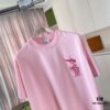 693146e6908475d562cd9d58 BURBERRY 2025 Summer New Arrival Personalized Letter Logo Print Short Sleeve T-Shirt, Custom 300g Fabric, Unisex Design