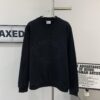 New Burberry 24 Fall Limited Oak Leaf Letter Print Crew Neck Sweatshirt