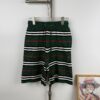 69314749908475d562cd9d7a New Burberry Classic Green Striped Knit Straight Shorts Unisex