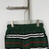6931474a908475d562cd9d7c New Burberry Classic Green Striped Knit Straight Shorts Unisex