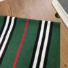6931475f908475d562cd9d81 New Burberry Classic Green Striped Knit Straight Shorts Unisex