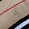 New BURBERRY 2023 Spring/Summer Lightweight Linen-Blend Striped Knit Short-Sleeve T-Shirt