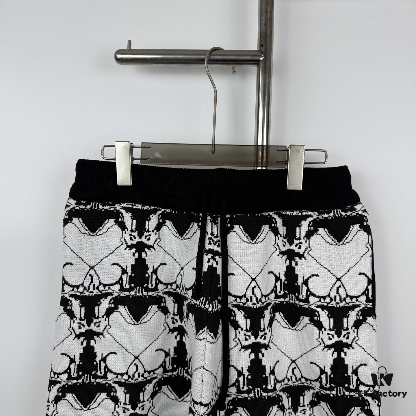 69314821908475d562cd9d9b New BURBERRY BARBOUR Printed Knitted Short Pants